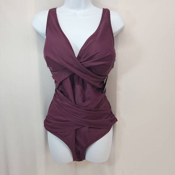 Smismivo Size 2XL Tummy Control Swimsuits for Women Slimming One Piece Bathing S - Picture 1 of 4